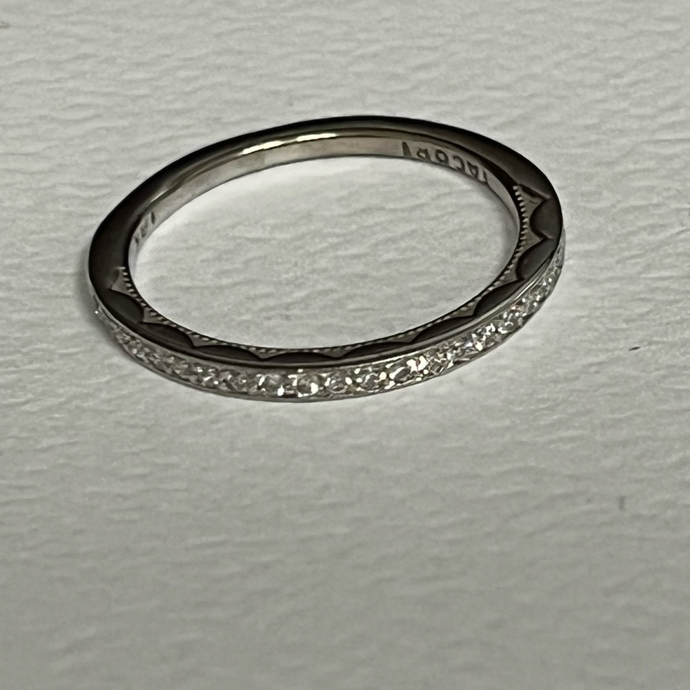 Tacori 18 kt white gold Wedding band